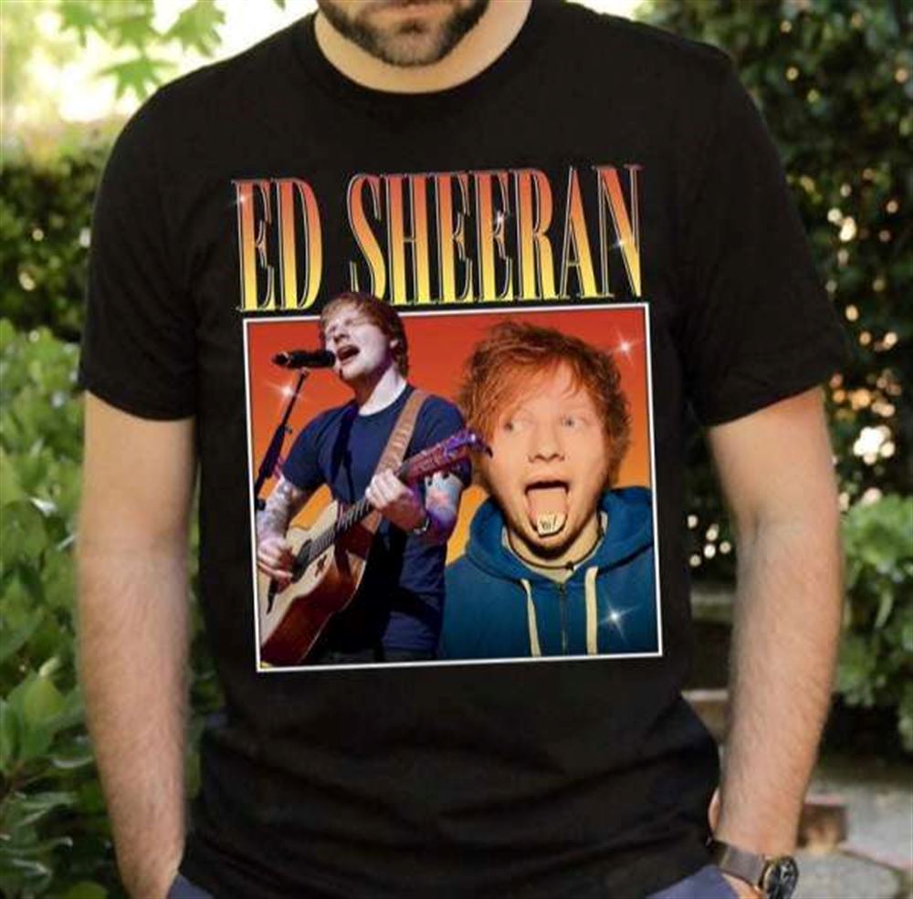 Ed Sheeran T Shirt Merch Music Singer Size Up To 5xl