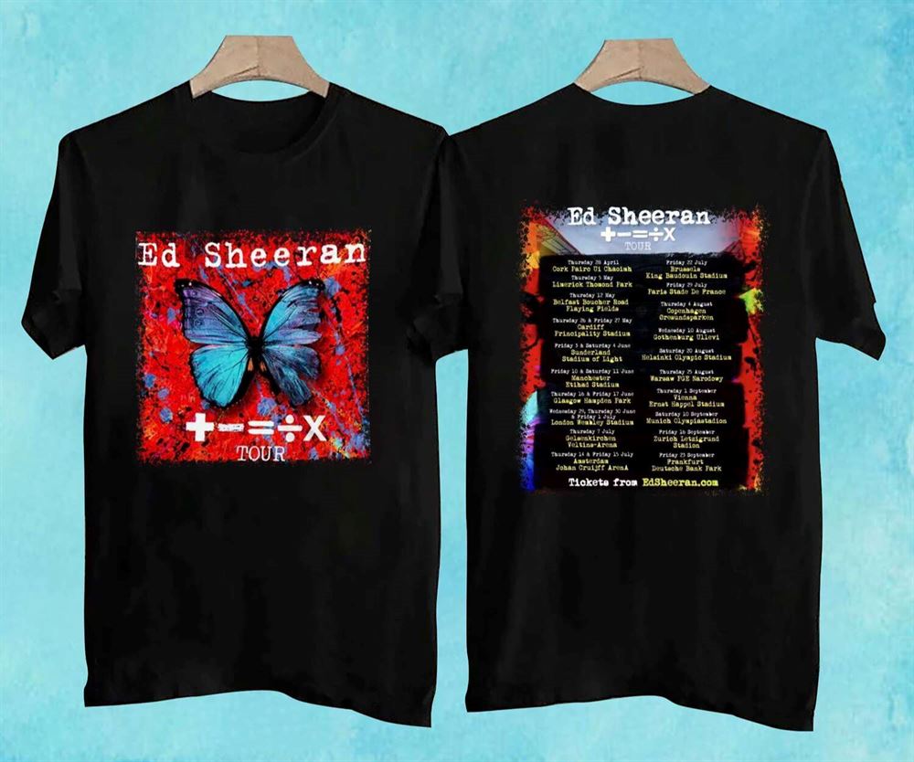 Ed Sheeran The Mathletics Concert Tour 2022 Singer T-shirt Size Up To 5xl