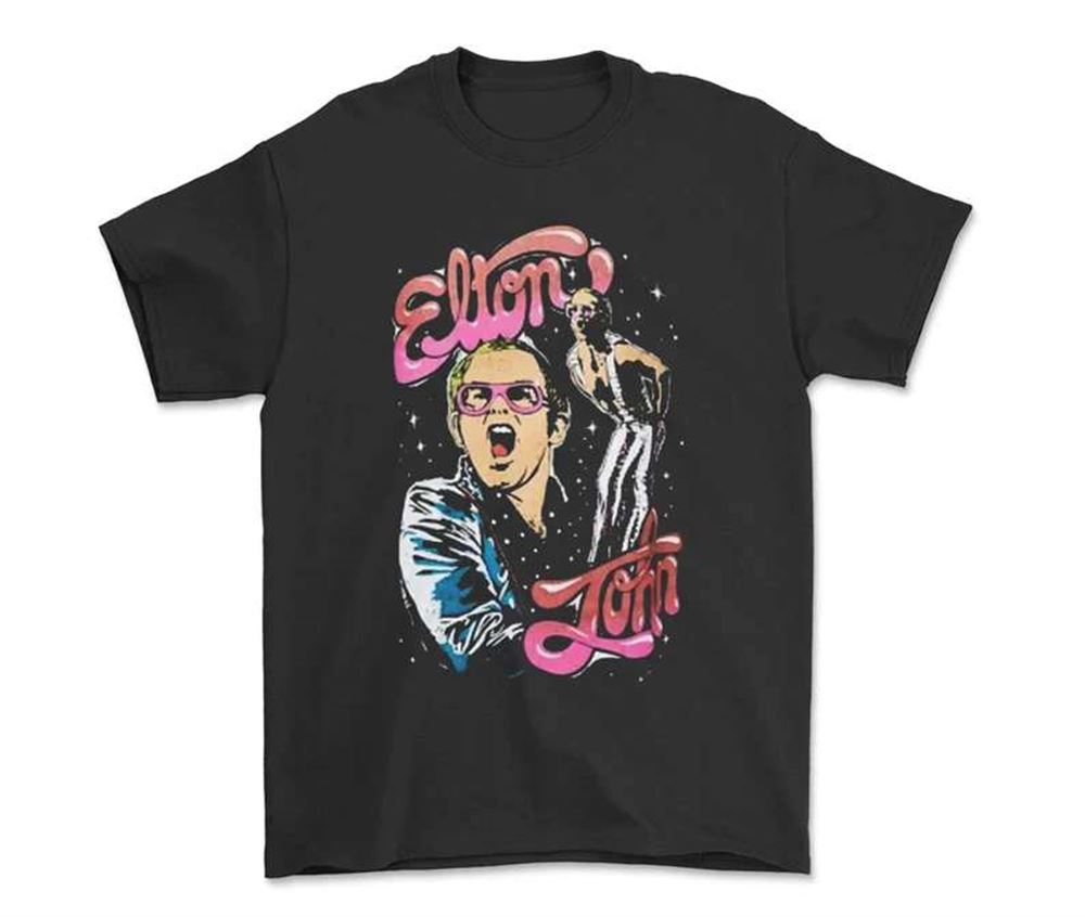 Elton John On Stage T Shirt Merch Music Size Up To 5xl