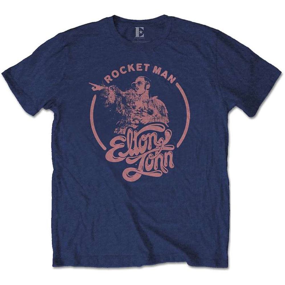 Elton John Singer Rocketman Circle Point Unisex T Shirt Size Up To 5xl