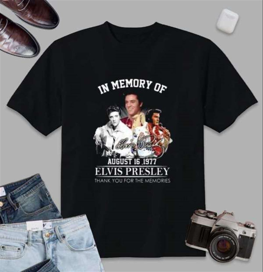 Elvis Presley In Memory Graphic T-shirt Size Up To 5xl