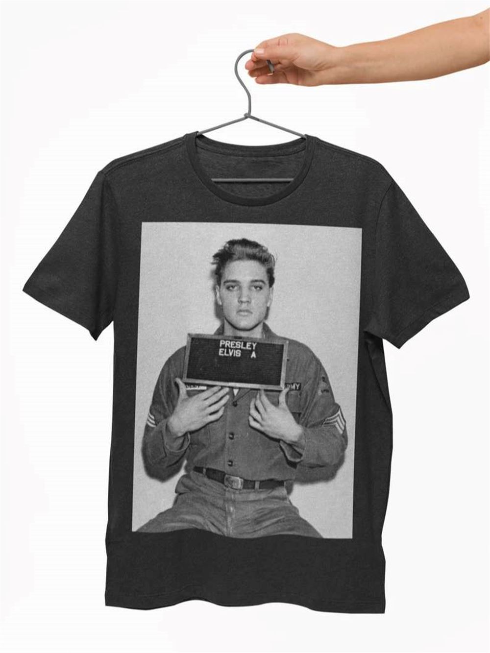 Elvis Presley Mugshot T-shirt Size Up To 5xl