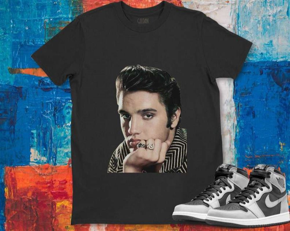 Elvis Presley Portrait Rock Band Music T Shirt Size Up To 5xl