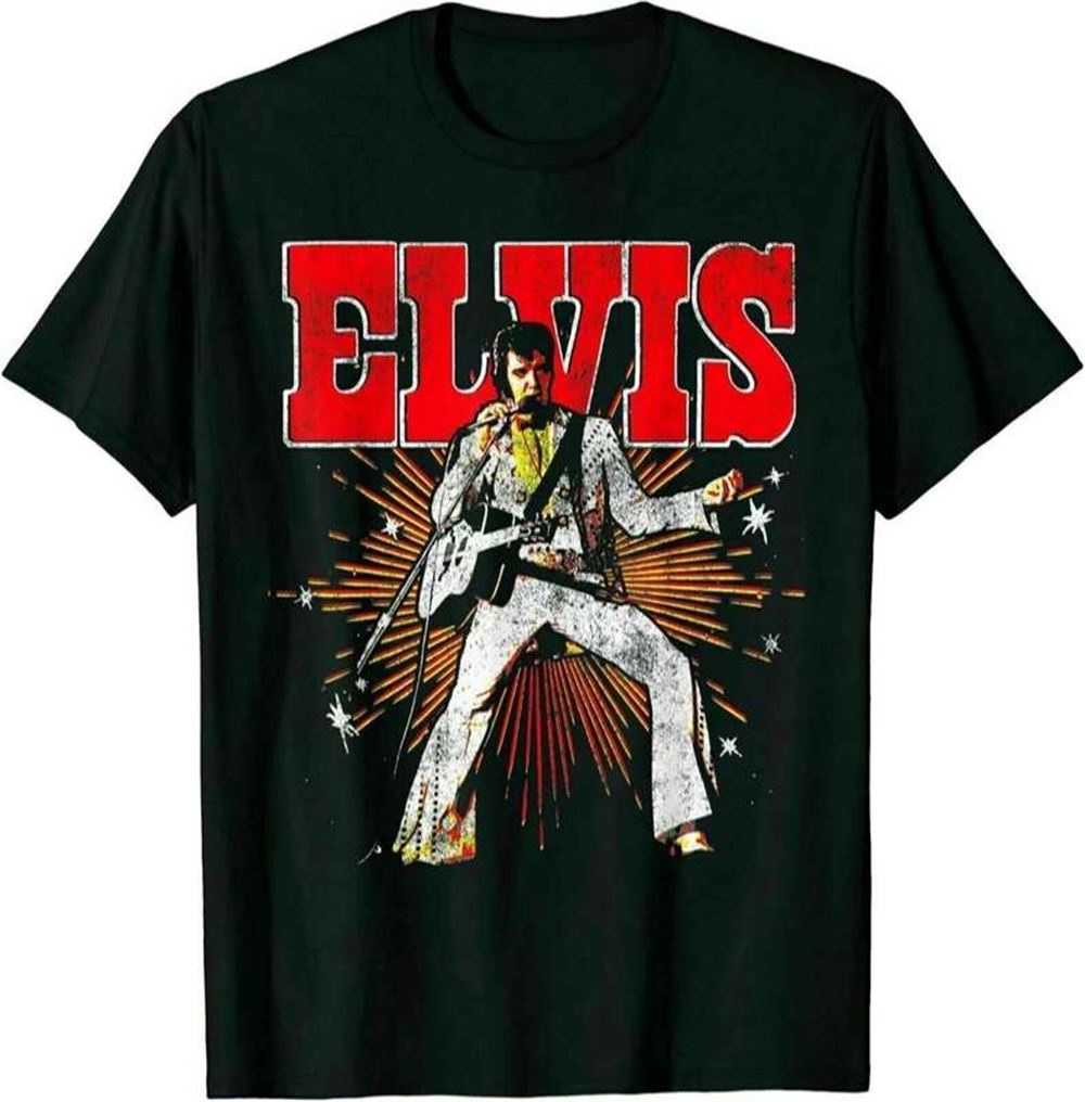 Elvis Presley Retro 90s T-shirt Size Up To 5xl