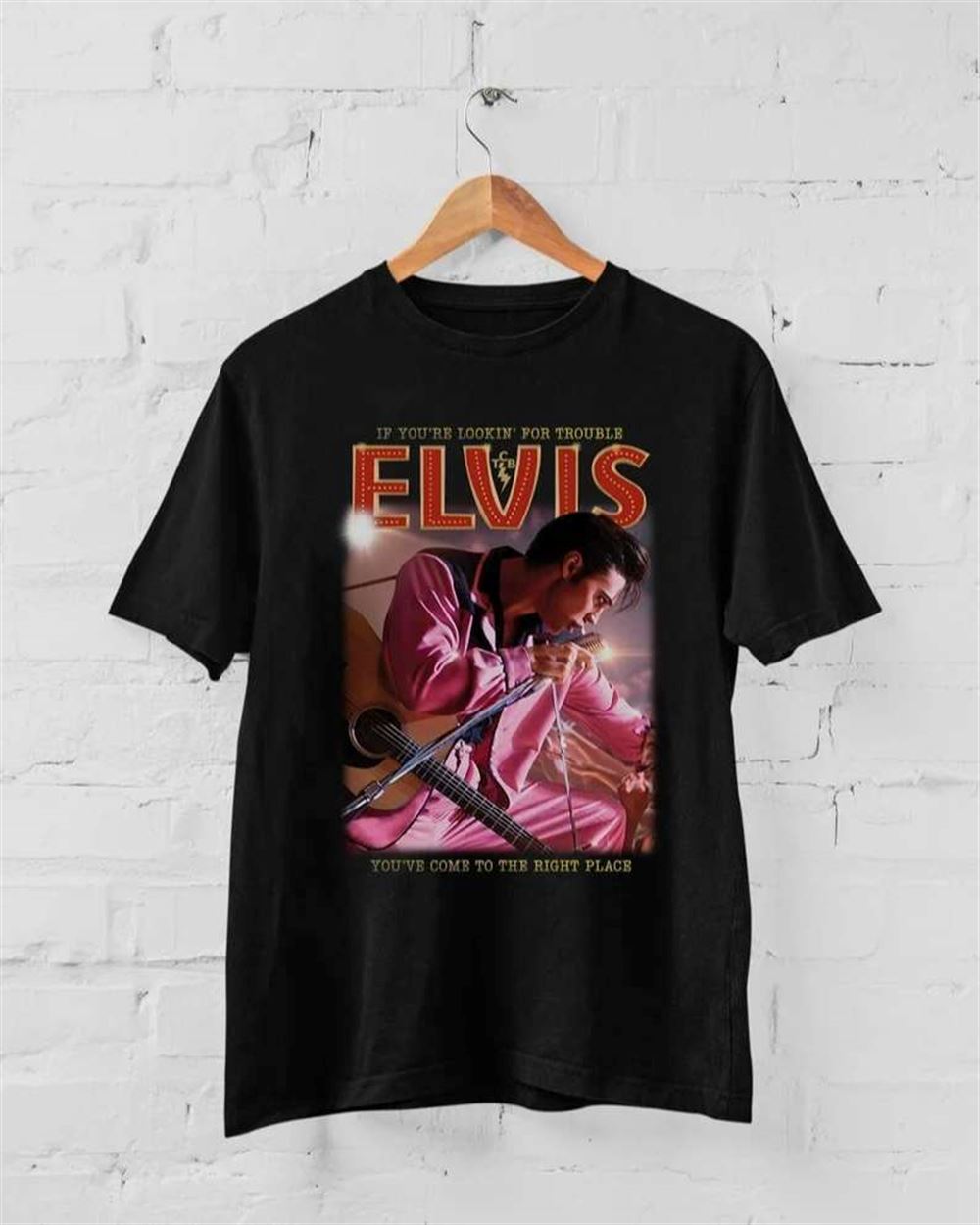 Elvis Presley Retro Music Singer T-shirt Size Up To 5xl