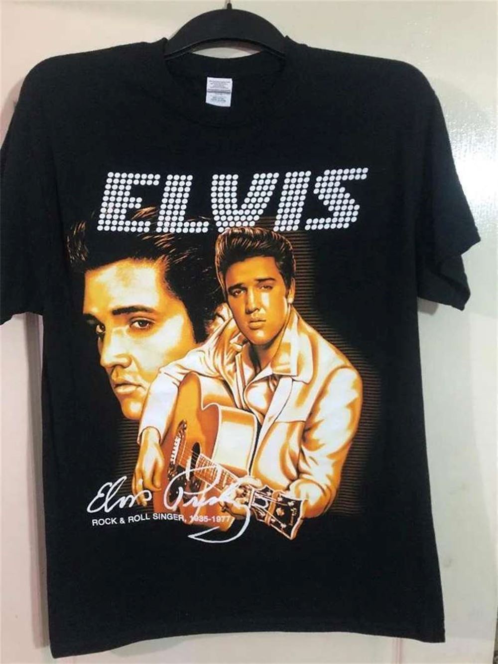 Elvis Presley Signature Legend T-shirt Size Up To 5xl