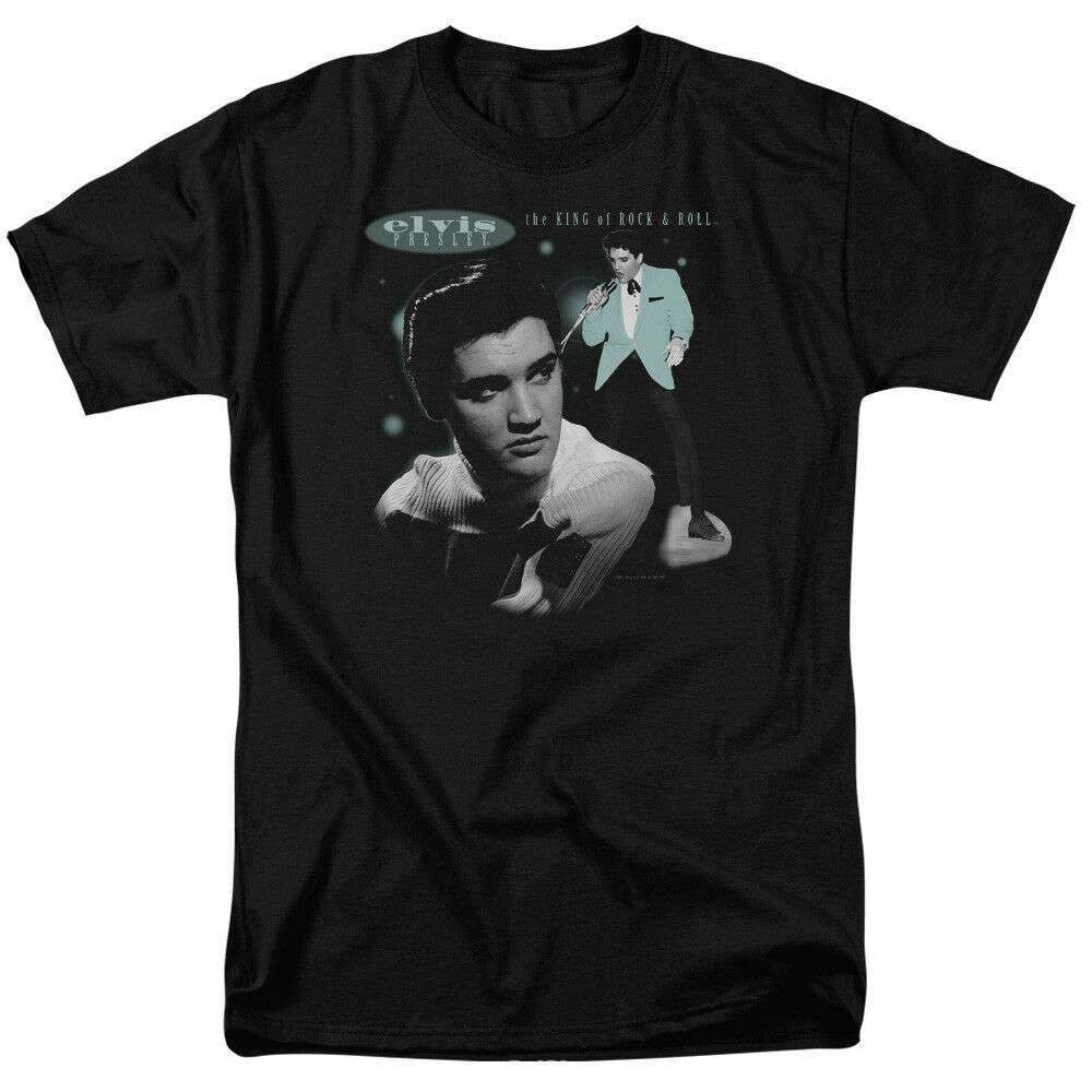 Elvis Presley T Shirt King Of Rock And Roll Size Up To 5xl