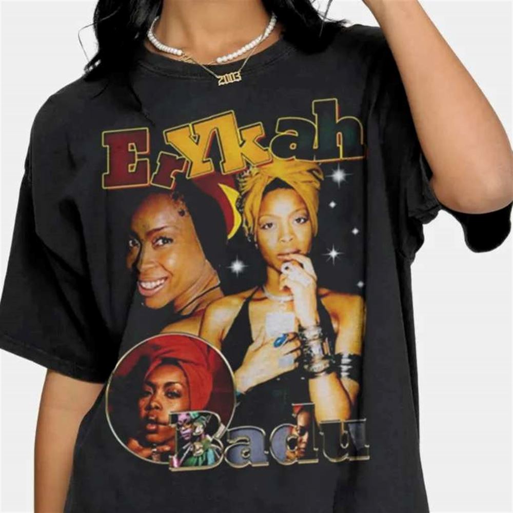 Erykah Badu T Shirt Singer Size Up To 5xl