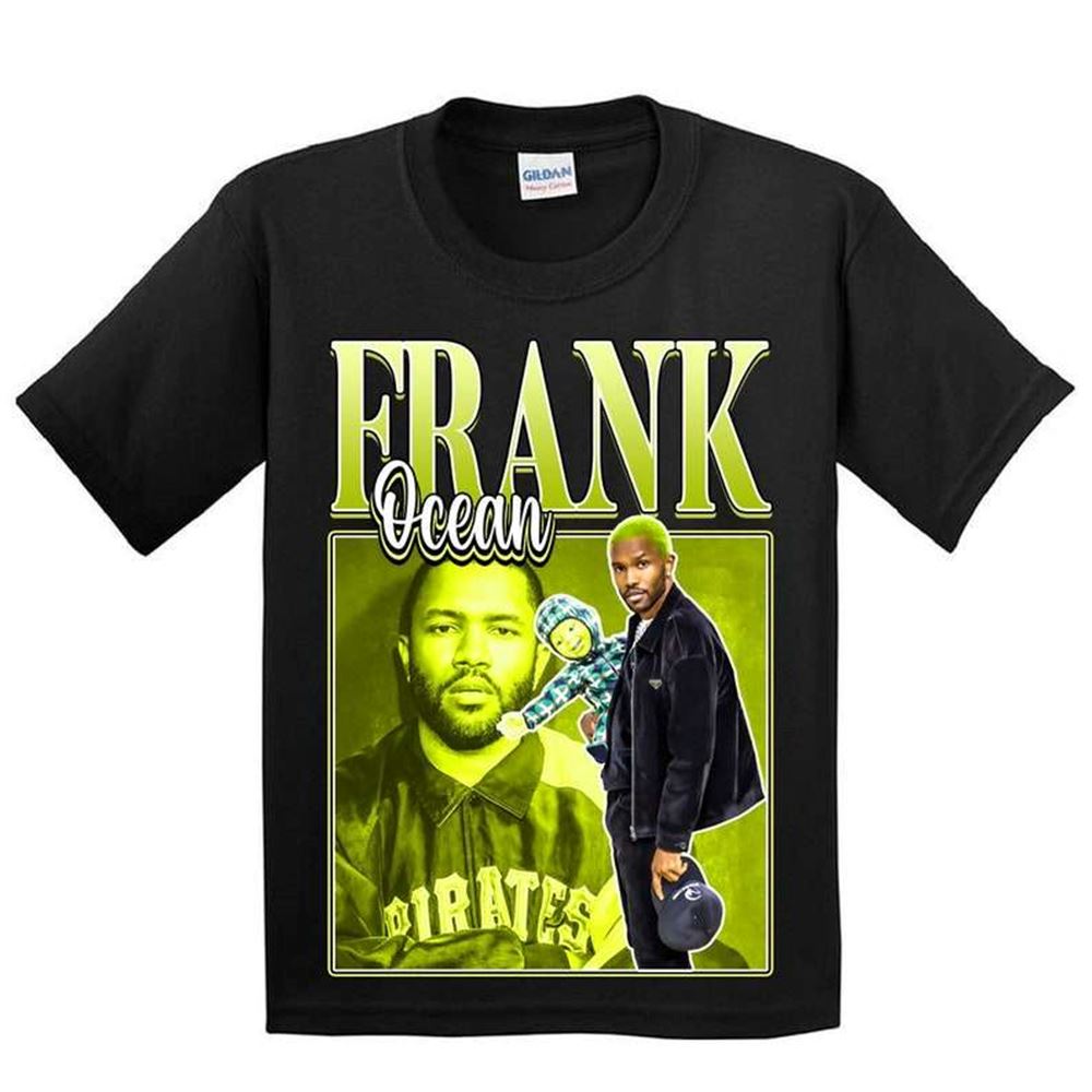 Frank Ocean Singer Vintage Black T Shirt Size Up To 5xl