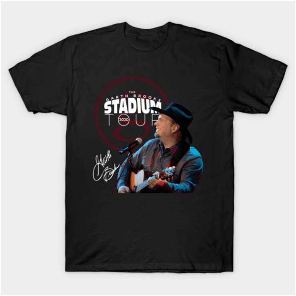 Garth Brooks High Quality With Signature T Shirt Merch Size Up To 5xl