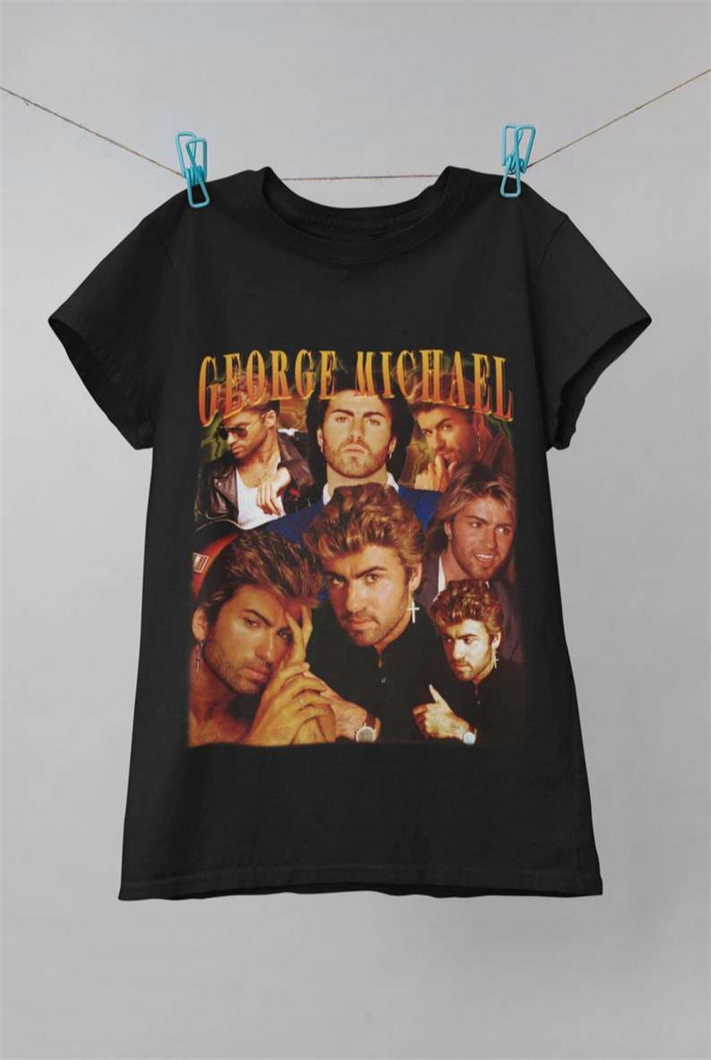 George Michael Vintage Print T Shirt Size Up To 5xl