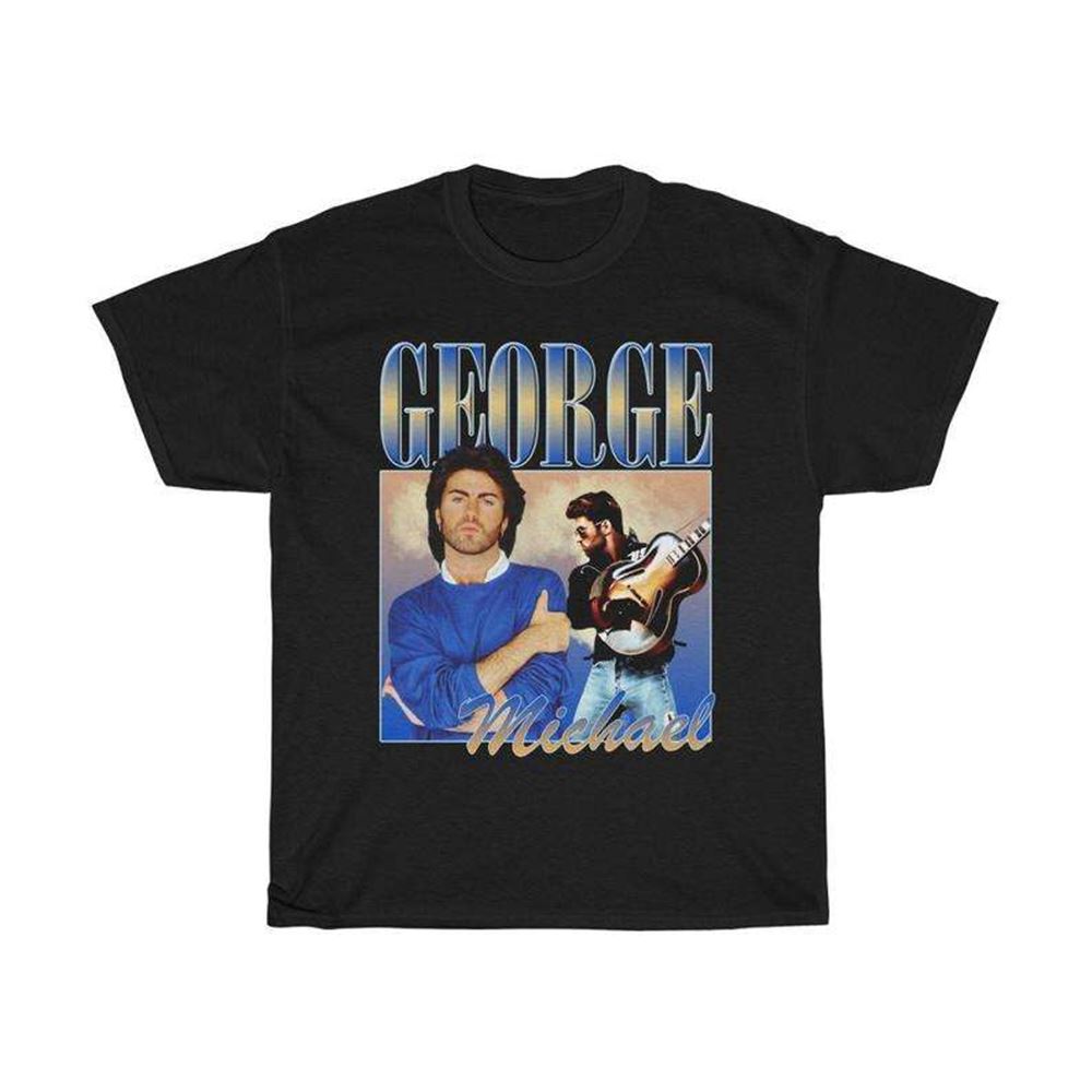 George Michael Vintage Retro Classic Unisex T Shirt Size Up To 5xl