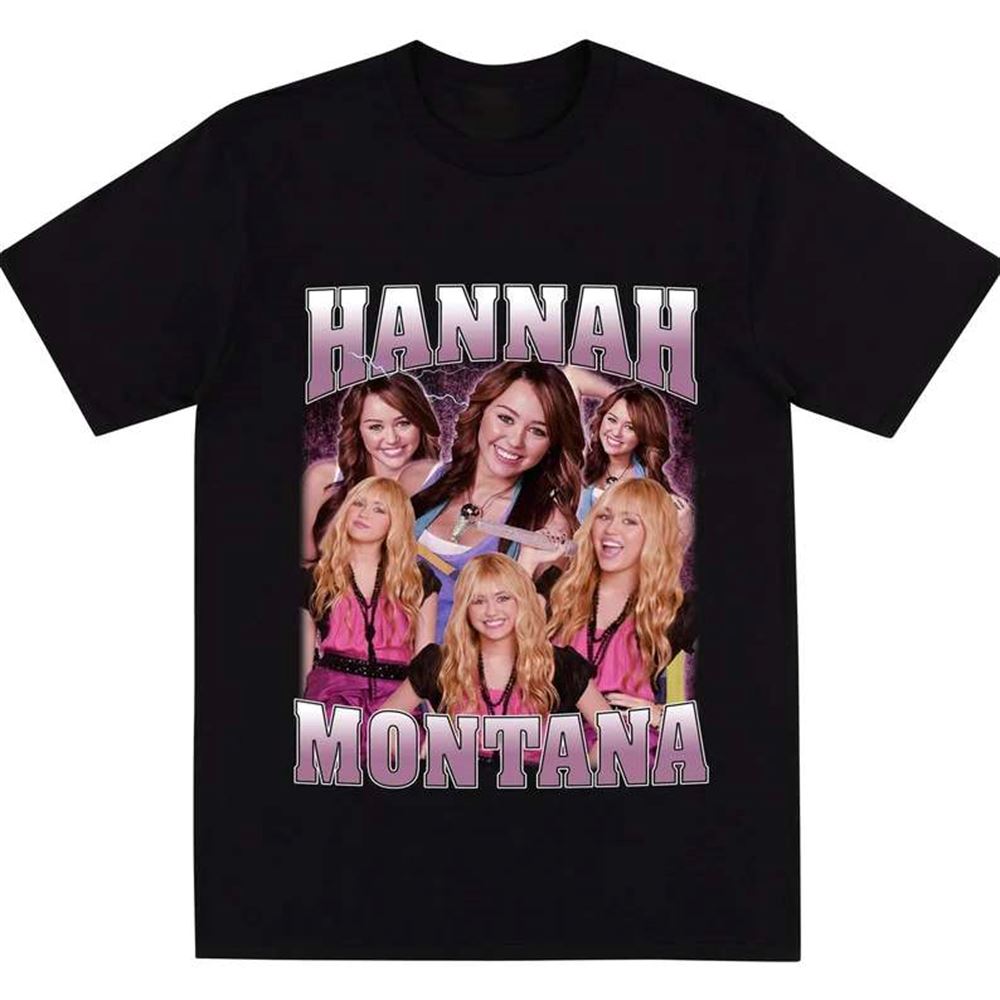 Hannah Montana Miley Cyrus T Shirt Merch Size Up To 5xl