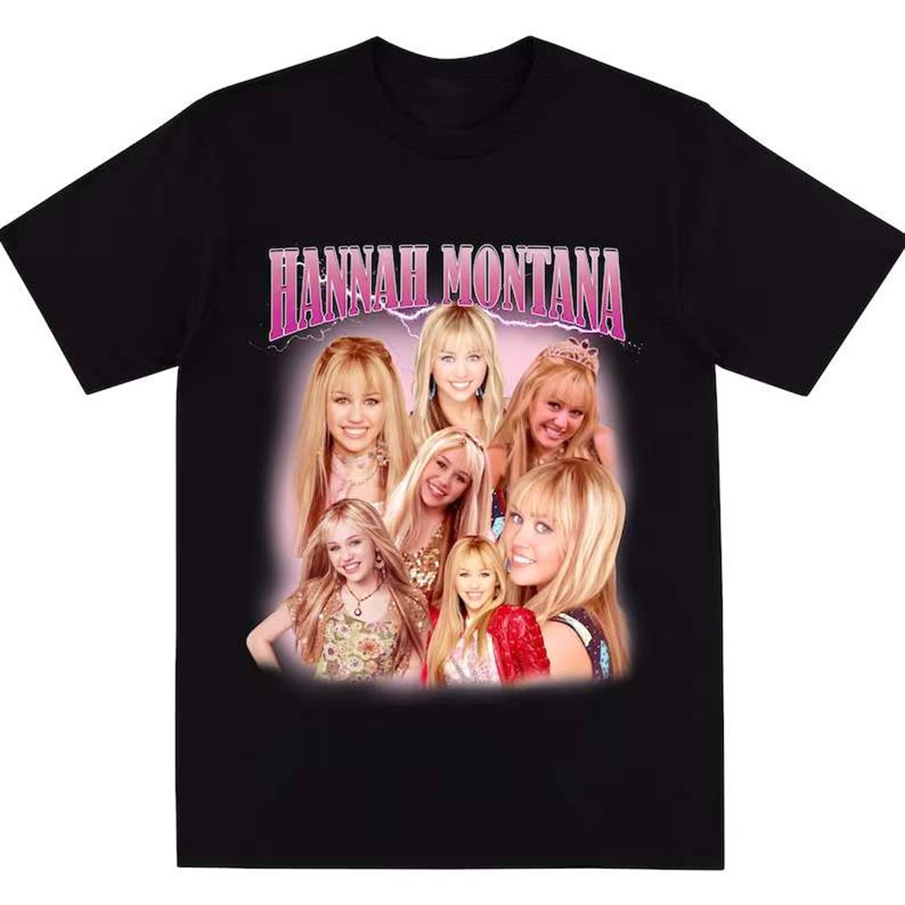 Hannah Montana Shirt Miley Cyrus Merch Size Up To 5xl