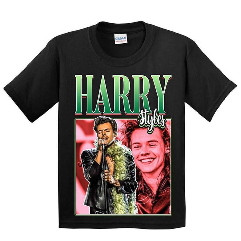 Harry Styles One Direction Vintage Black T Shirt Size Up To 5xl