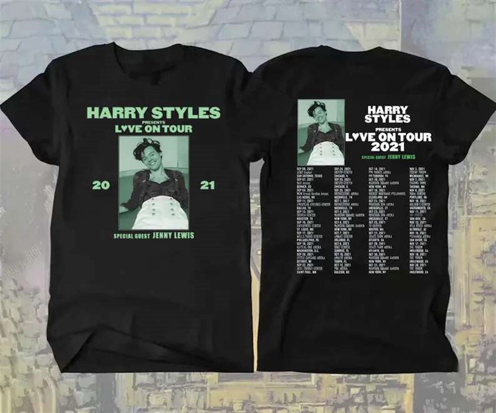 Harry Styles With Jenny Love On Tour North American 2021 T Shirt Size Up To 5xl