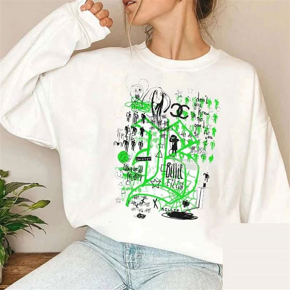 Hot Billie Eilish Happier Than Ever Tour 2022 Shirt Size Up To 5xl