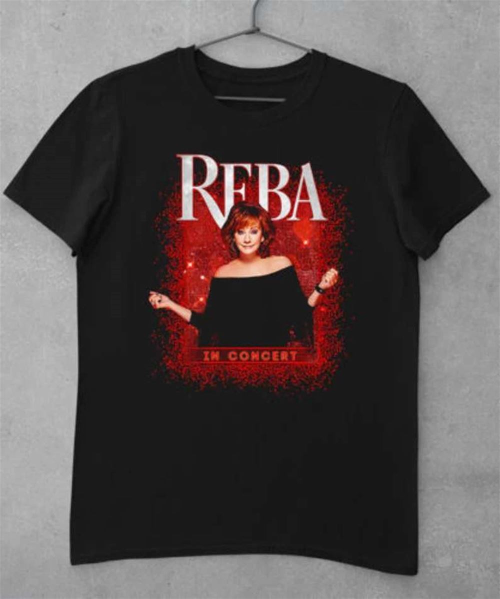 In Concert Reba Mcentire T Shirt Size Up To 5xl