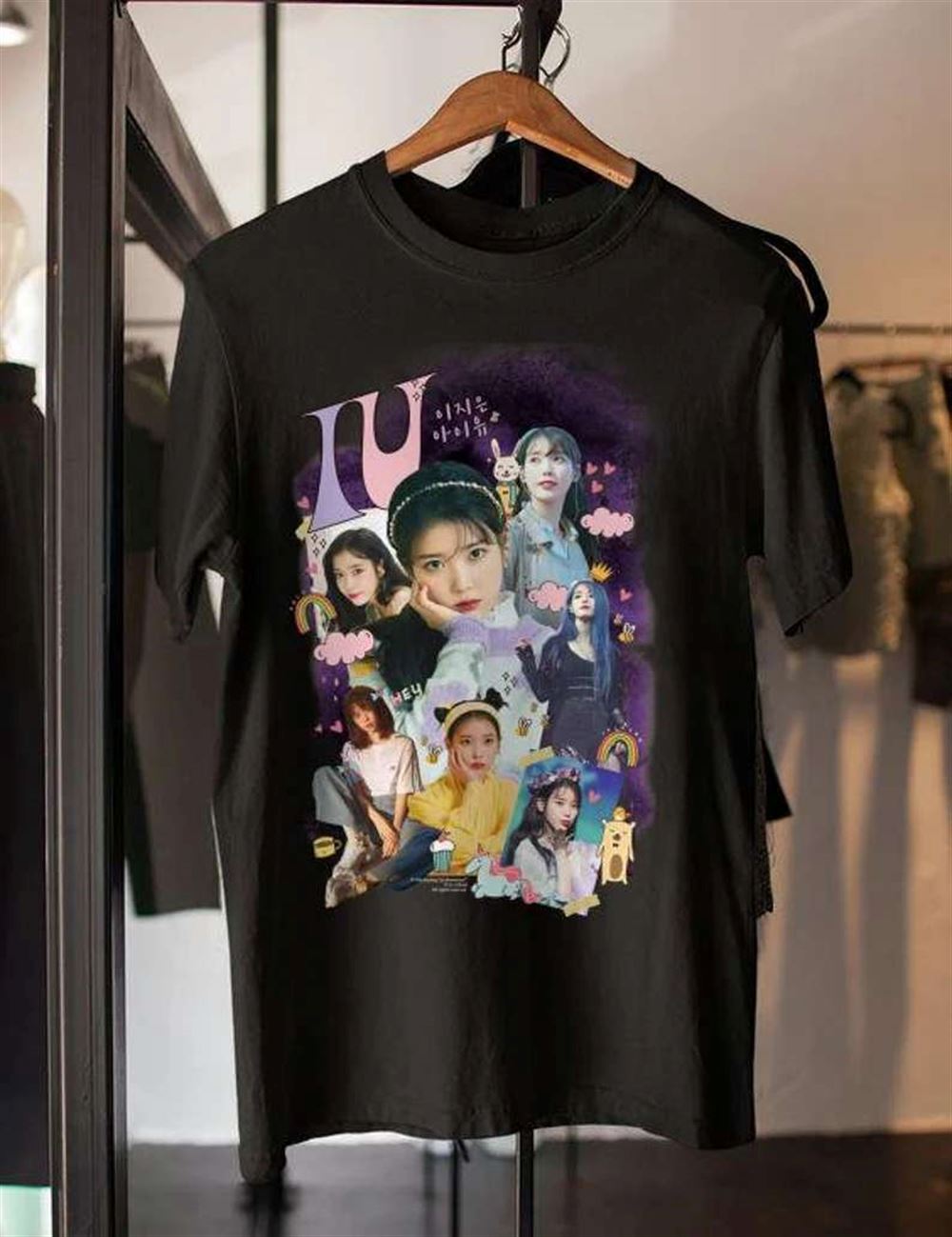 Iu Singer Kpop Music T-shirt Size Up To 5xl