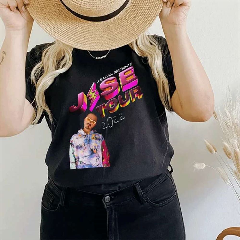 J Balvin Presents Jose Tour 2022 T Shirt Singer Size Up To 5xl