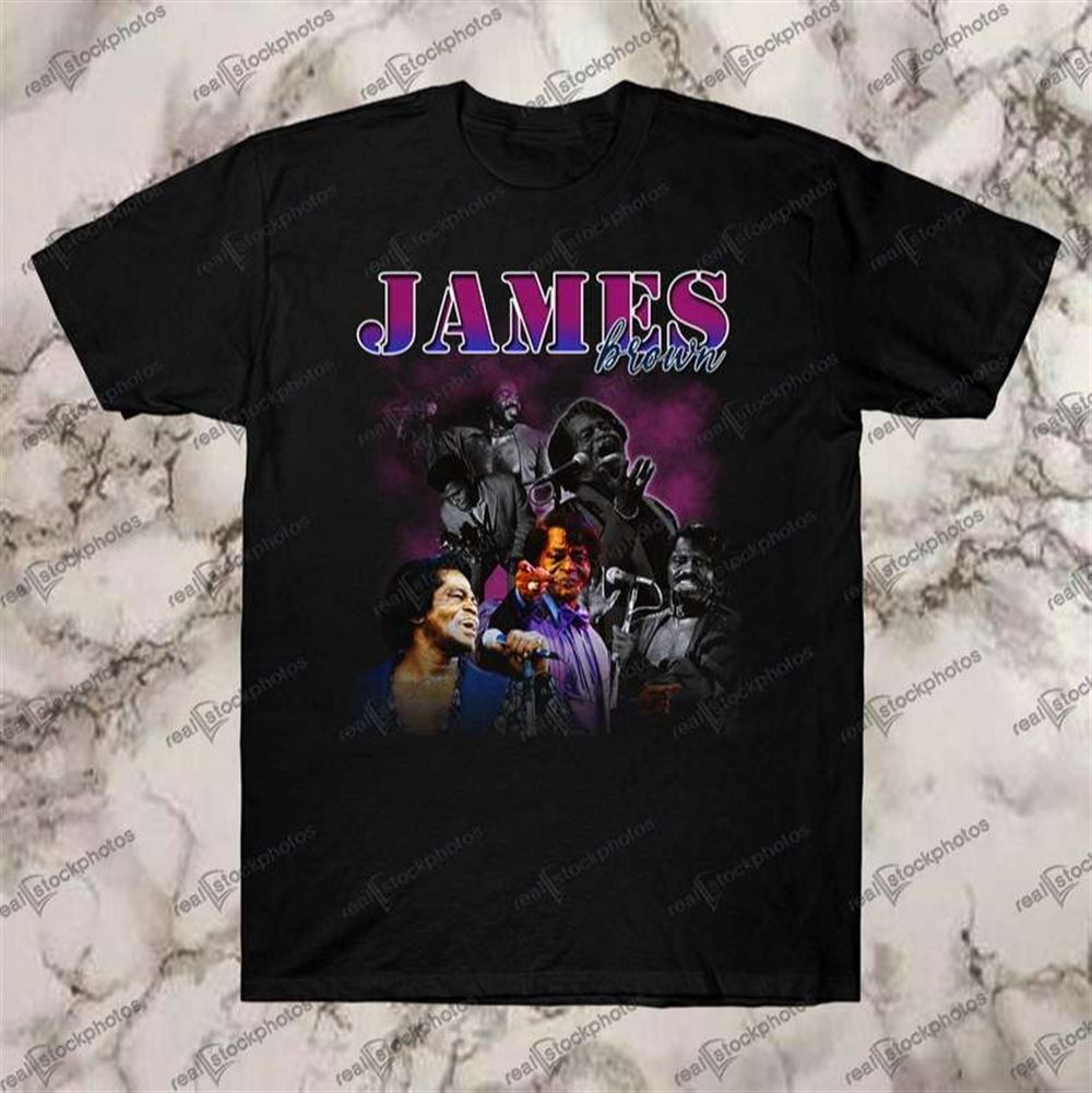 James Brown Vintage Retro Style Rap Hip Hop T Shirt Size Up To 5xl