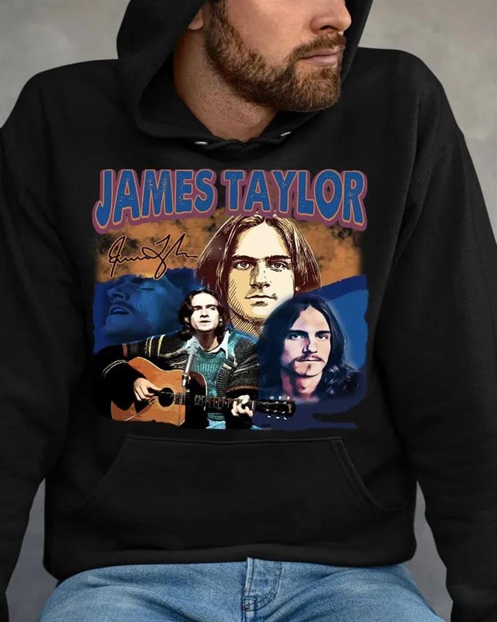 James Taylor Singer Vintage Style T-shirt Size Up To 5xl