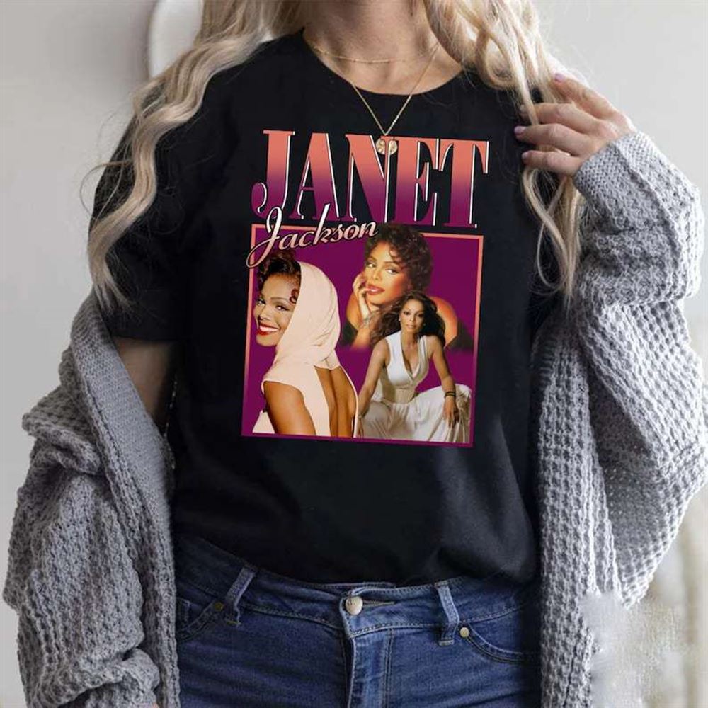 Janet Jackson Singer Unisex T Shirt Size Up To 5xl