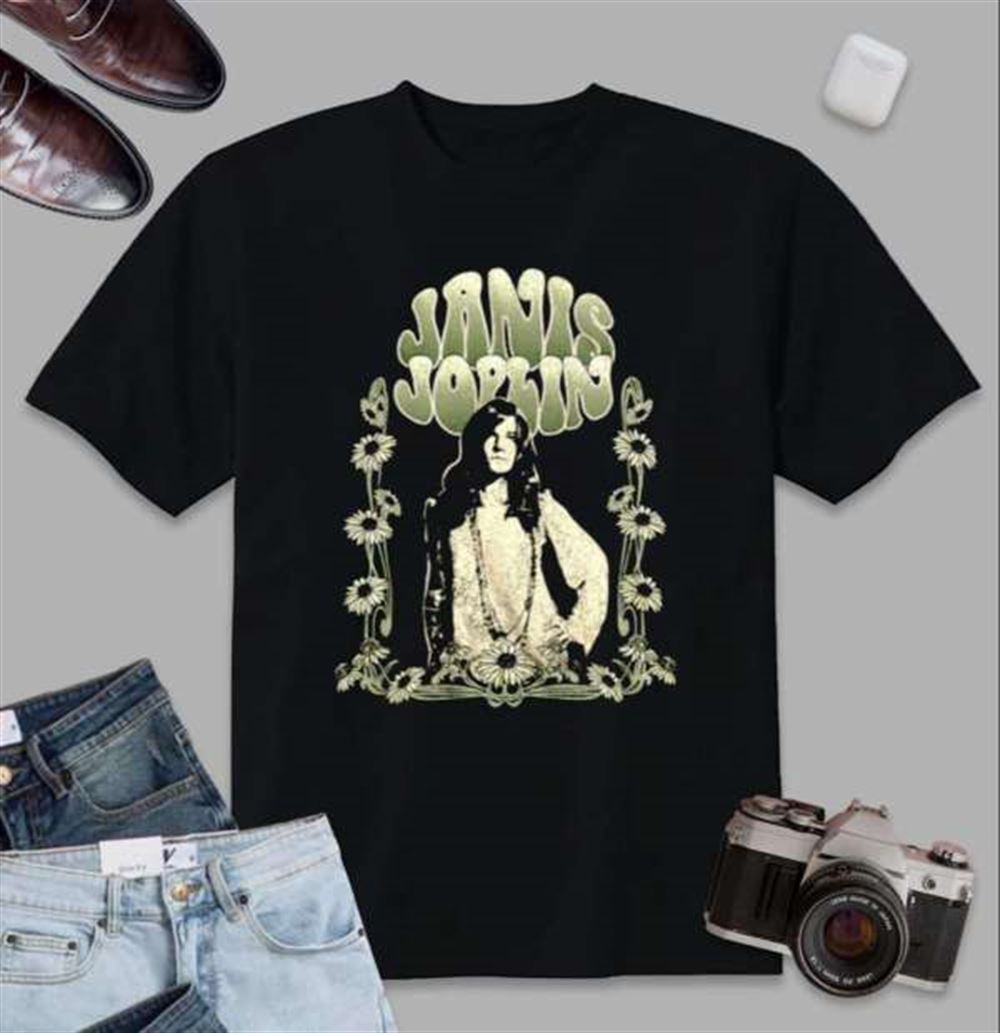 Janis Joplin Music Singer Graphic T-shirt Size Up To 5xl