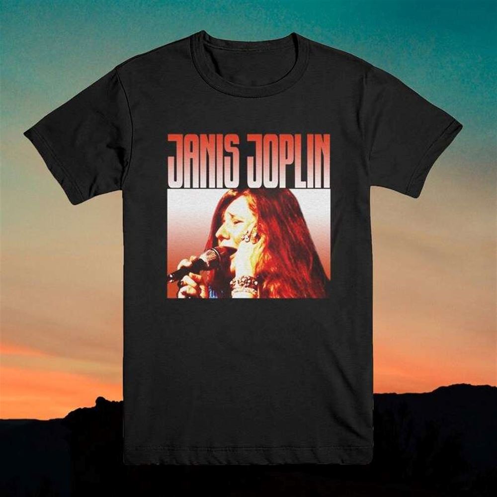 Janis Joplin T Shirt Merch Music Singer Size Up To 5xl