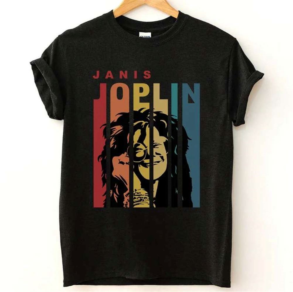 Janis Joplin T-shirt Singer Music Retro Size Up To 5xl