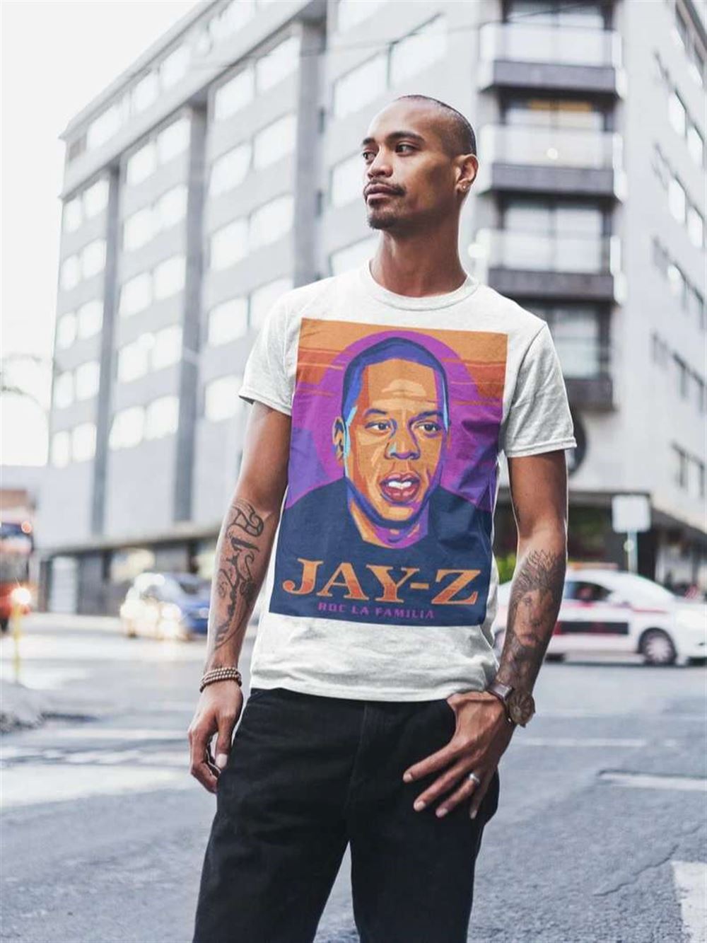 Jay Z Roc La Familia T-shirt Size Up To 5xl