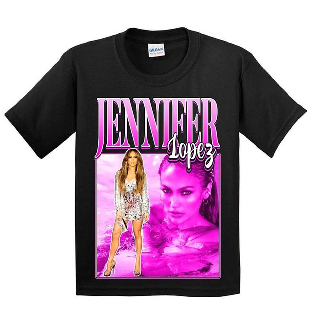 Jennifer Lopez Singer Vintage Black T Shirt Size Up To 5xl