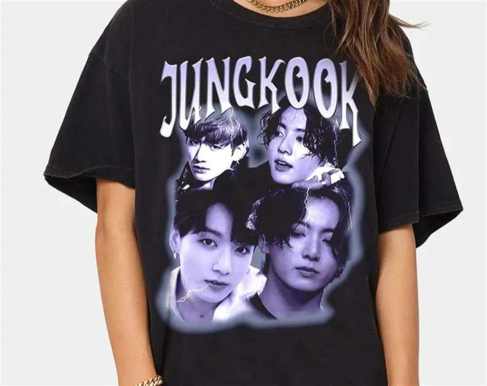 Jeon Jungkook T-shirt Bangtan Boys Size Up To 5xl