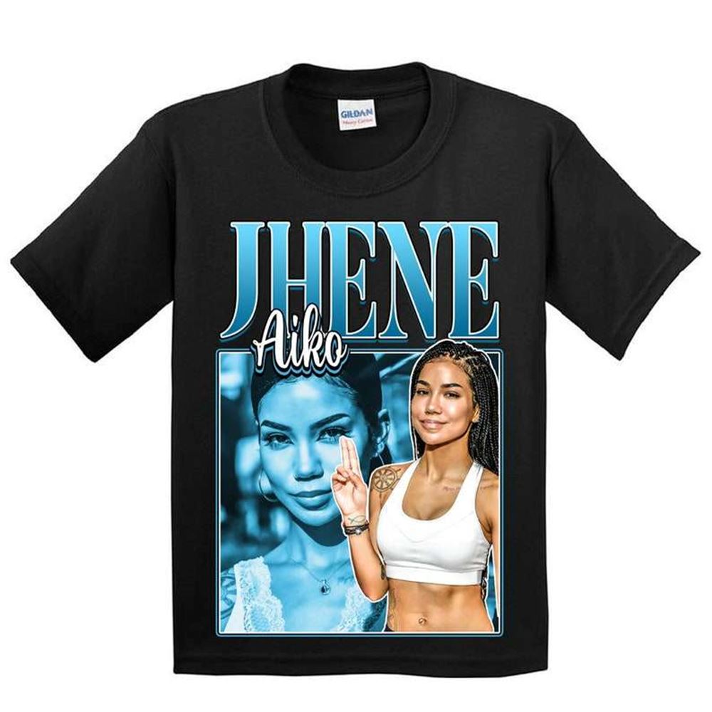 Jhene Aiko Singer Vintage Black T Shirt Size Up To 5xl