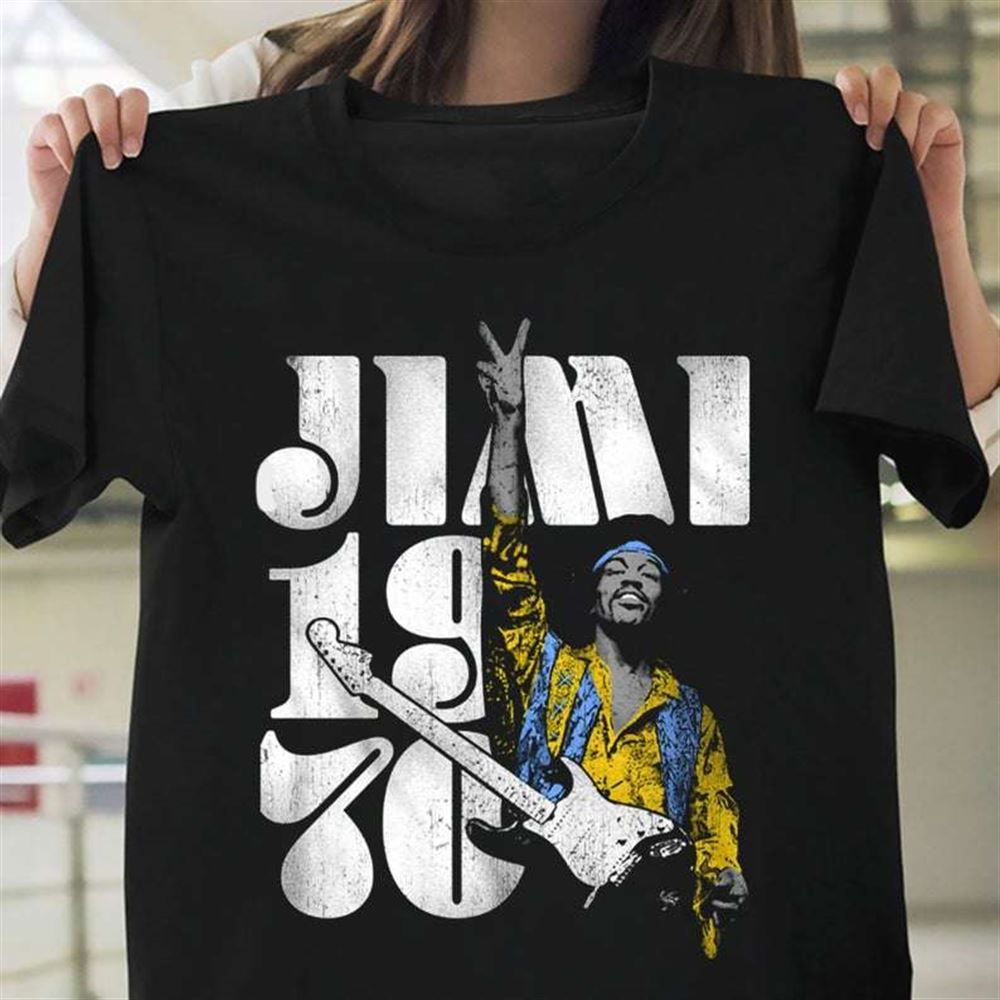 Jimi Hendrix 1970 T Shirt Size Up To 5xl