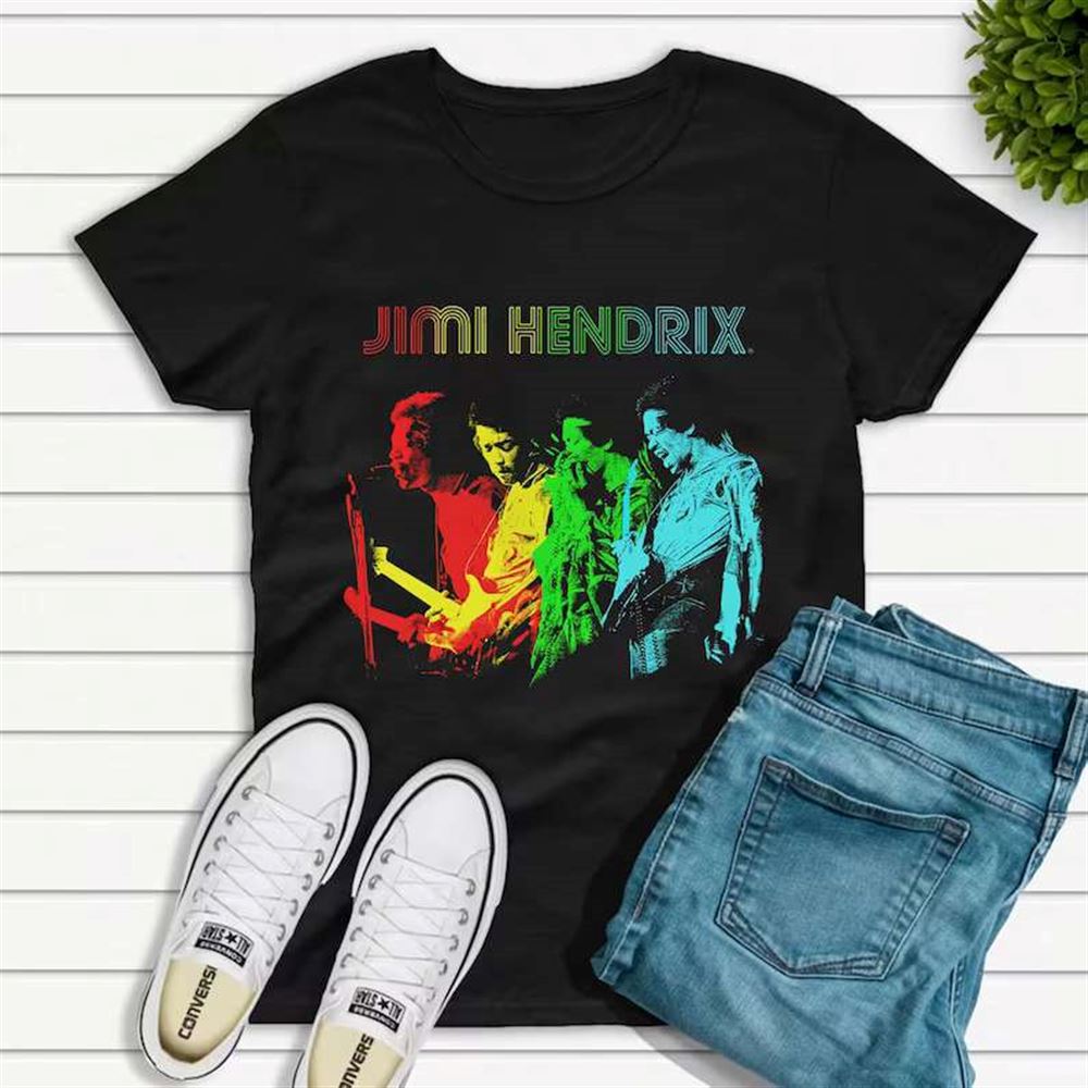 Jimi Hendrix Colors T Shirt Size Up To 5xl