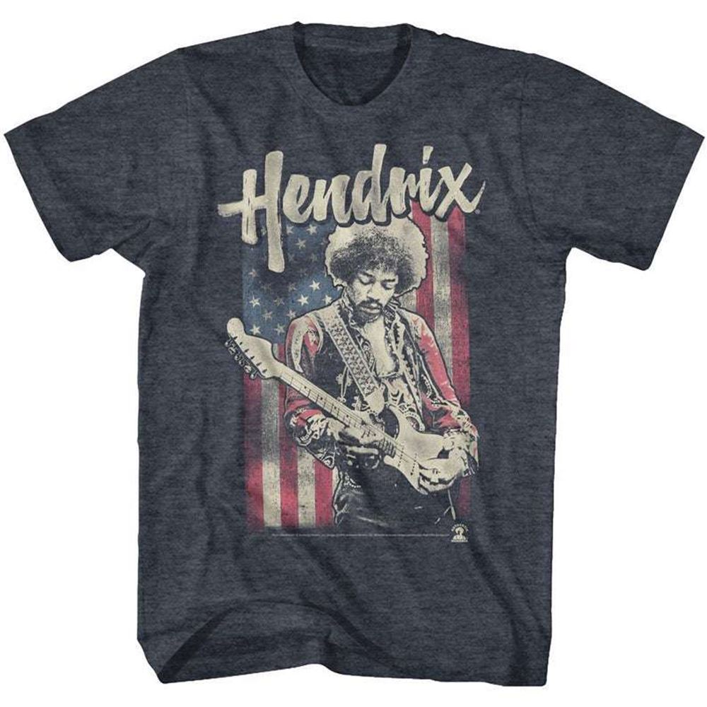 Jimi Hendrix Flag T Shirt Size Up To 5xl