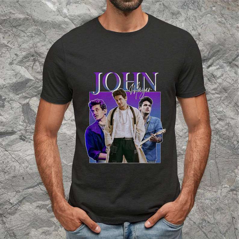 John Mayer Singer Vintage 90s Unisex T Shirt Size Up To 5xl