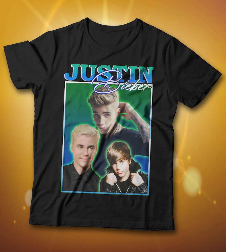 Justin Bieber Canadian Singer Unisex T Shirt Size Up To 5xl