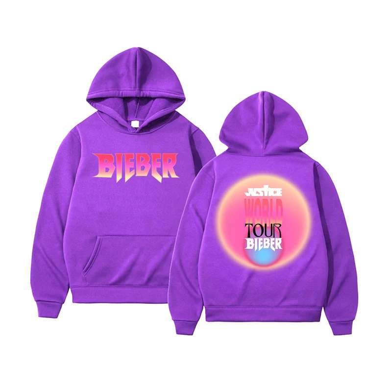 Justin Bieber Hoodie Justice World Tour Bieber T-shirt Size Up To 5xl