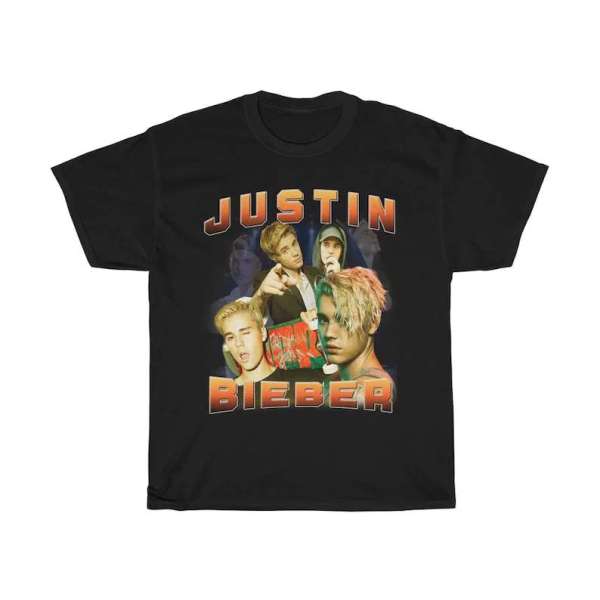 Justin Bieber Singer T Shirt Merch Music Size Up To 5xl