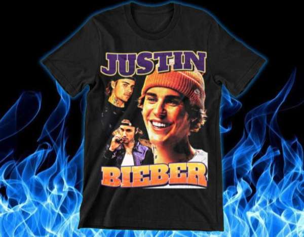 Justin Bieber T Shirt Merch Singer Size Up To 5xl