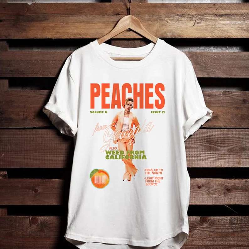 Justin Biebers Peaches T Shirt Merch Size Up To 5xl