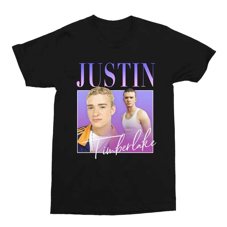 Justin Timberlake Singer Unisex T Shirt Size Up To 5xl