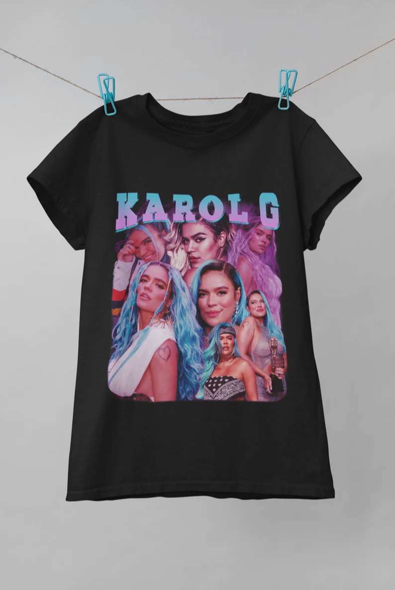 Karol G T Shirt Music Merch Size Up To 5xl