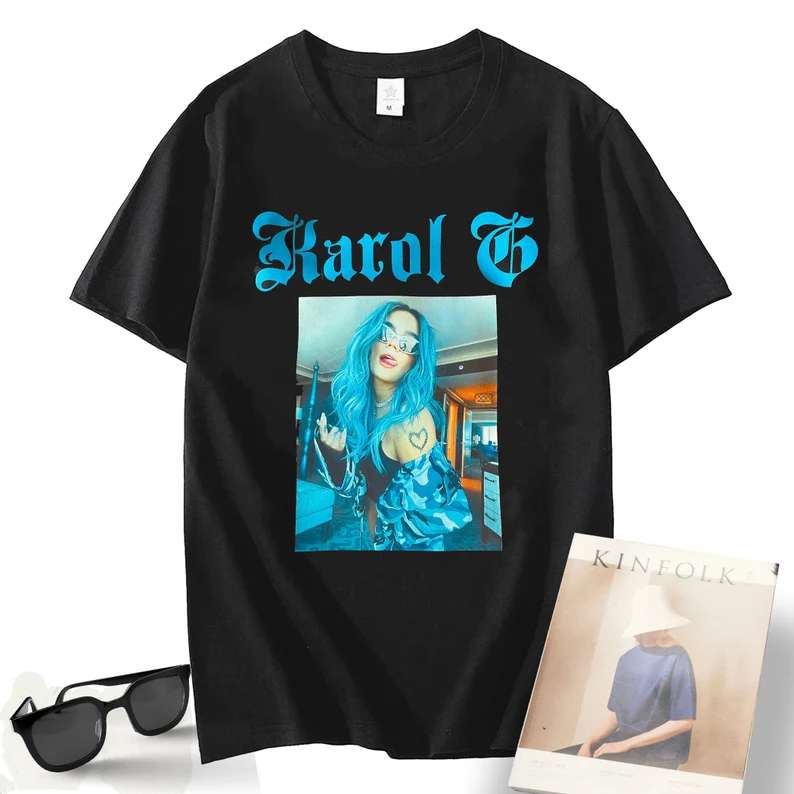 Karol G T-shirt Singer Music For Fans Size Up To 5xl