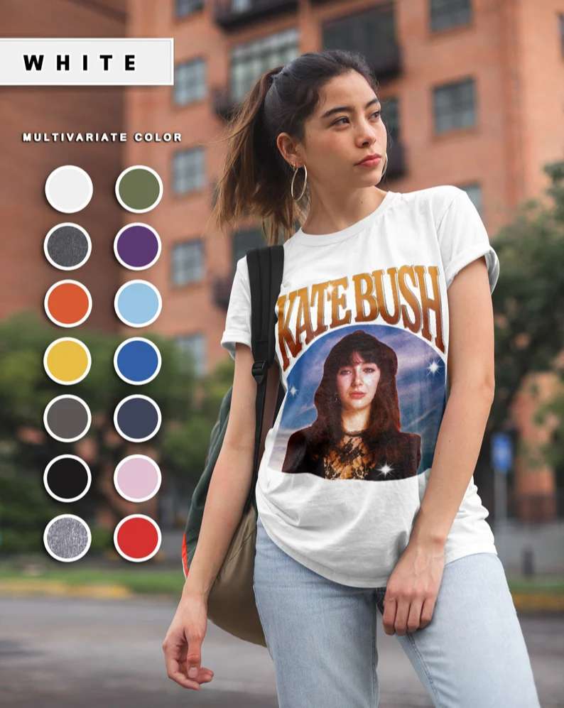 Kate Bush T Shirt Singer Music Merch Size Up To 5xl