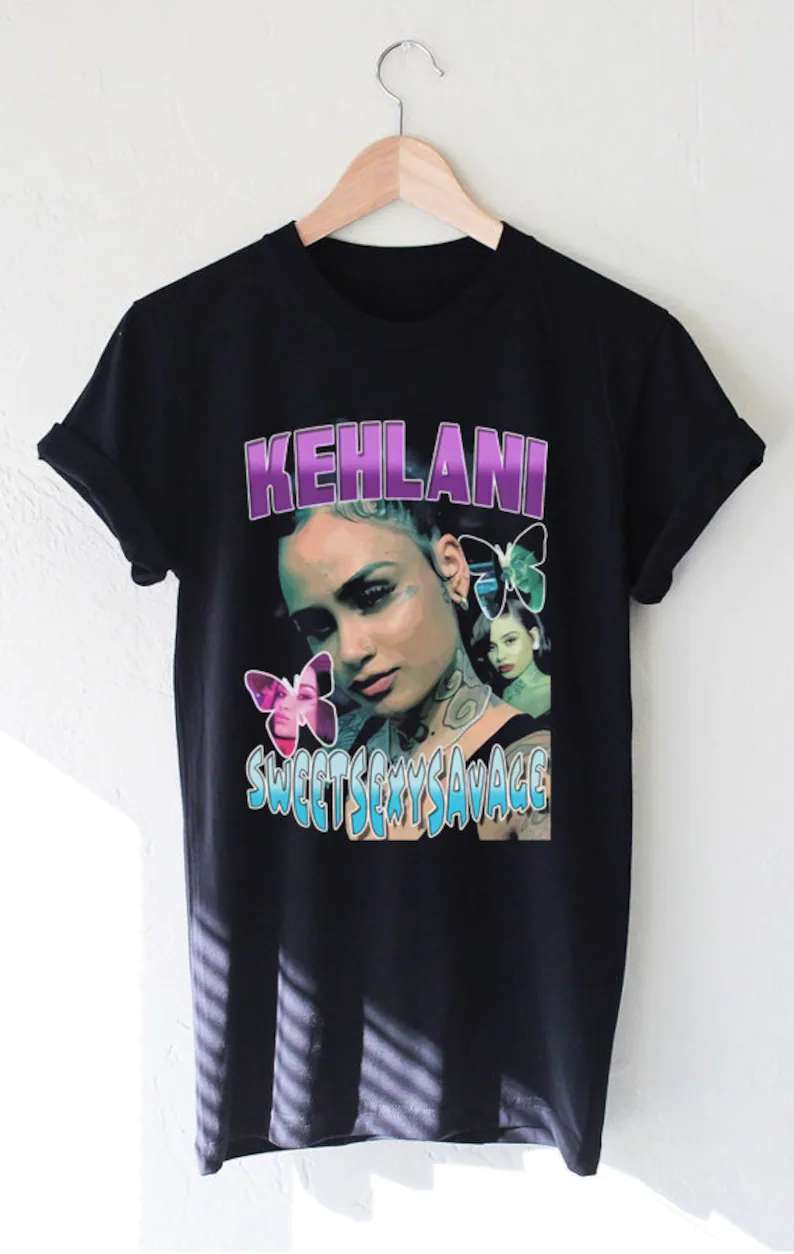 Kehlani Ashley Parrish Black Unisex Shirt Size Up To 5xl