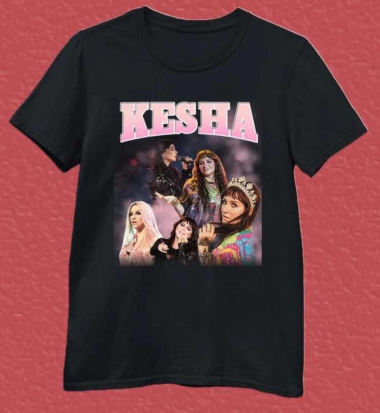 Kesha T Shirt Music Singer Size Up To 5xl