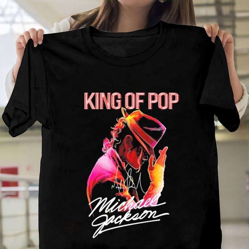 King Of Pop Michael Jackson Signature Classic Unisex T Shirt Size Up To 5xl